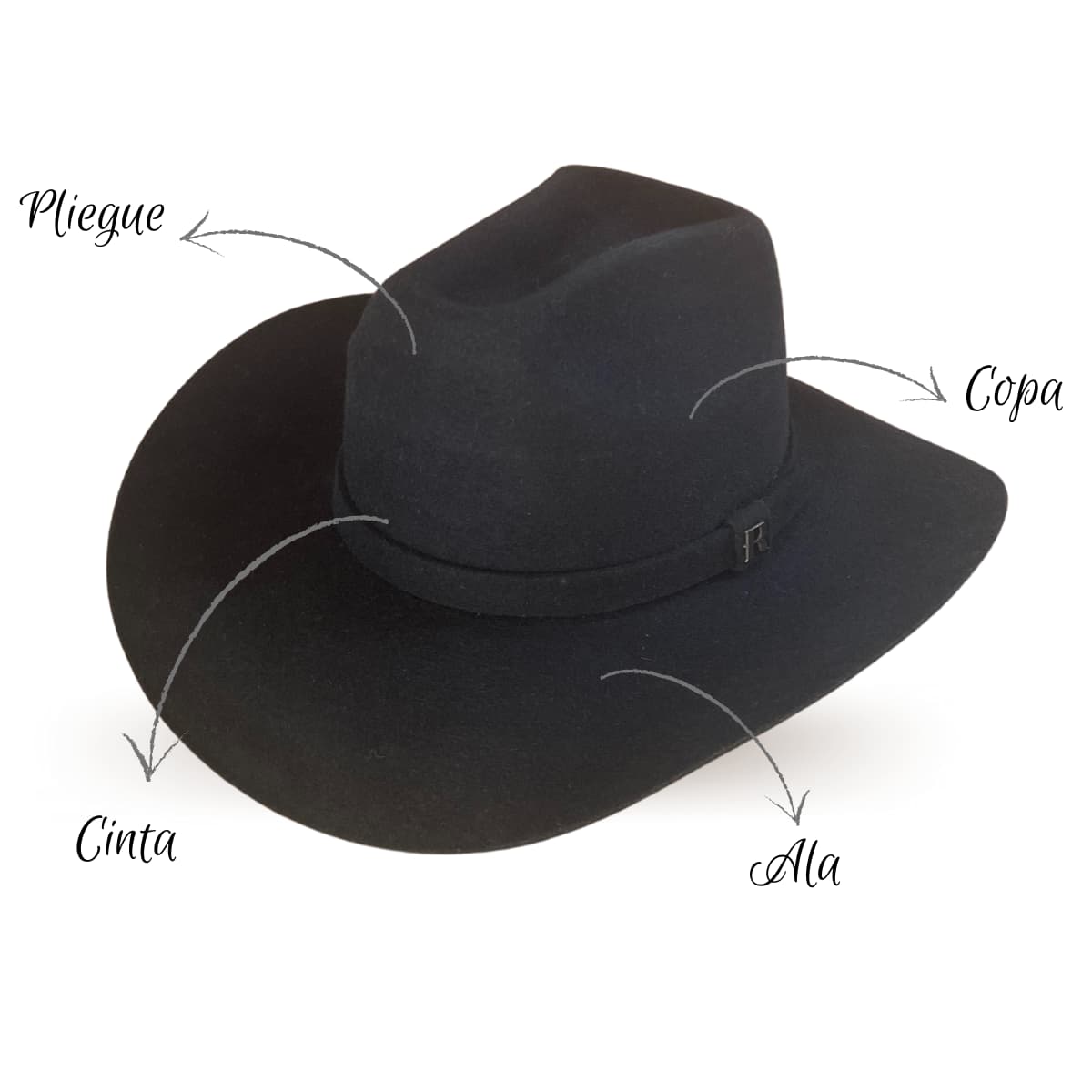 Sombrero Dallas Cowboy Negro